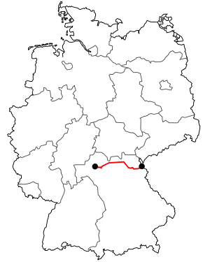 Verlauf der B 303