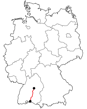 Verlauf der B 313