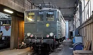 E 4701 als BB 4769 während der Aufarbeitung für die Cité du Train (2008)