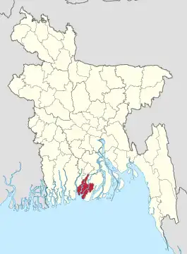 Distrikt Barguna in Bangladesch