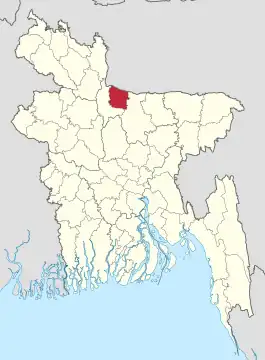 Distrikt Sherpur in Bangladesch