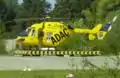 Christoph 22 (D-HBND, a.&nbsp;D.) auf dem Helipad