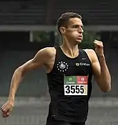 Dylan Borlée – ausgeschiedenals Fünfter des ersten&nbsp;Halbfinals