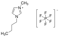 Strukturformel von BMIM PF6