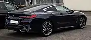BMW 840d, Heckseitenansicht