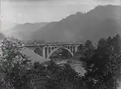 Mit einer Länge von 84 Metern war der Thurviadukt I zwischen Krummenau und Nesslau das bedeutendste Bauwerk der BT im Obertoggenburg.
