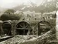 Bau des Pfisterbachviadukts, 1901