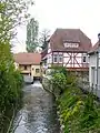 Die Gersprenz in Babenhausen
