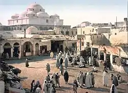 Bab-Souika-Platz in Tunis in den 1890er Jahren