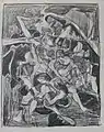 Bacchanal, Bleistift auf Papier, um 1969