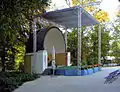Kurpark, Musikpavillon von Mauriz Balzarek, erbaut 1907