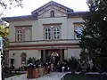 Villa Rabl, Hauptfront, Kurpromenade 2, erbaut 1866 nach Plänen von Theophil Hansen