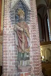 Statue des Havelberger Bischofs Johann von Wöpelitz