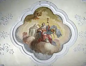 Deckenfresko „Glaube“