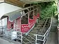 Wagen in der Talstation im Jahr 2008