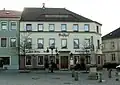 Distanzsäule am Markt von Bad Gottleuba (1)