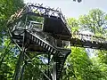 Ende des Baumwipfelpfads im Kurwald