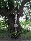 Buschkotten Krüß an der Prediger-Linde mit dem Epitaph: