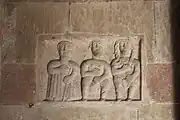 Relief mit Gott Vater, Adam und Eva (8. Jhdt.)