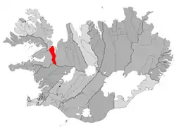 Lage von Landgemeinde Bær