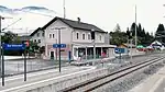 Modernisierter Bahnhof Bad Mitterndorf mit Mittelbahnsteig