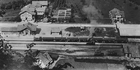 Bahnhof Giswil um 1890