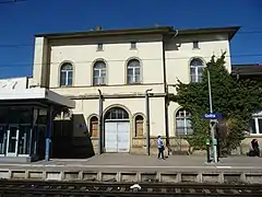 Der erhaltene Teil des Gebäudes von 1848