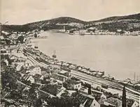 Der Hafen Gruž bei Dubrovnik entwickelte sich zu einem wichtigen Umschlagsplatz.