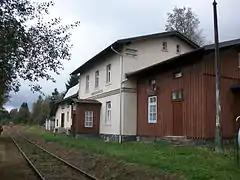 Bahnhof Hammerbrücke, Gleisansicht (2016)