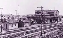 Bahnhof Herlasgrün um 1900