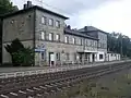 Bahnhof Hoch­stadt-Markt­zeuln, Aus­gangs­punkt der Fran­ken­wald­bahn