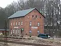 Bahnhof Markersdorf-Taura, Empfangsgebäude (2016)