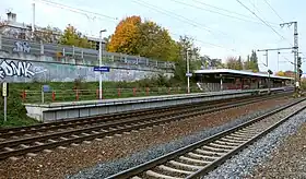 Bahnsteig, Blick nach Norden