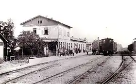 Bahnhof Rosengarten (Aufnahme um 1881)