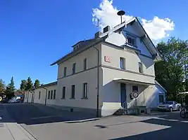 Denkmalgeschütztes Empfangsgebäude