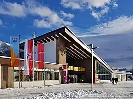 Aufnahmsgebäude von Westen (2018)