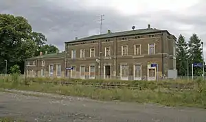 Empfangsgebäude, Gleisseite, 2015