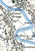 Bahnhof Wattwil und Thur 1908 und 1911
