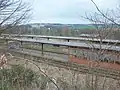Bahnsteige im Bahnhof Wechselburg (2016)