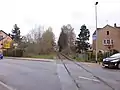 Bahnstrecke beim Bahnhof Lugau (2016)