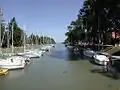 Der Hafen von Balatonmáriafürdő