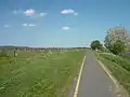 Radweg bei Balatonakali