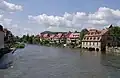 Historische Fischersiedlung Klein Venedig an der Regnitz in&nbsp;Bamberg, 2009