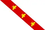 Flagge des Fürstentums Elba, 1814–1815