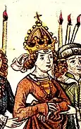 Barbara von Cilli auf dem Konzil von Konstanz (Vergrößerung)