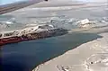 Barentsburg aus der Luft