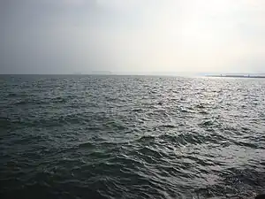 Stausee der Bargi-Talsperre