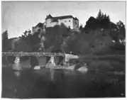 Burg Barilović (von Radoslav Lopašić, †&nbsp;1893), zerstört im Zweiten Weltkrieg