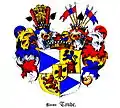 Wappen (1652) der schwedischen Freiherren (Friherre) von Taube