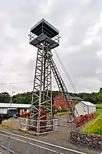 Fördergerüst über Schacht&nbsp;II